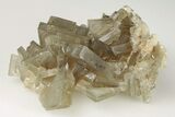 Tabular Barite Crystal Cluster with Phantoms - Peru #204781-1